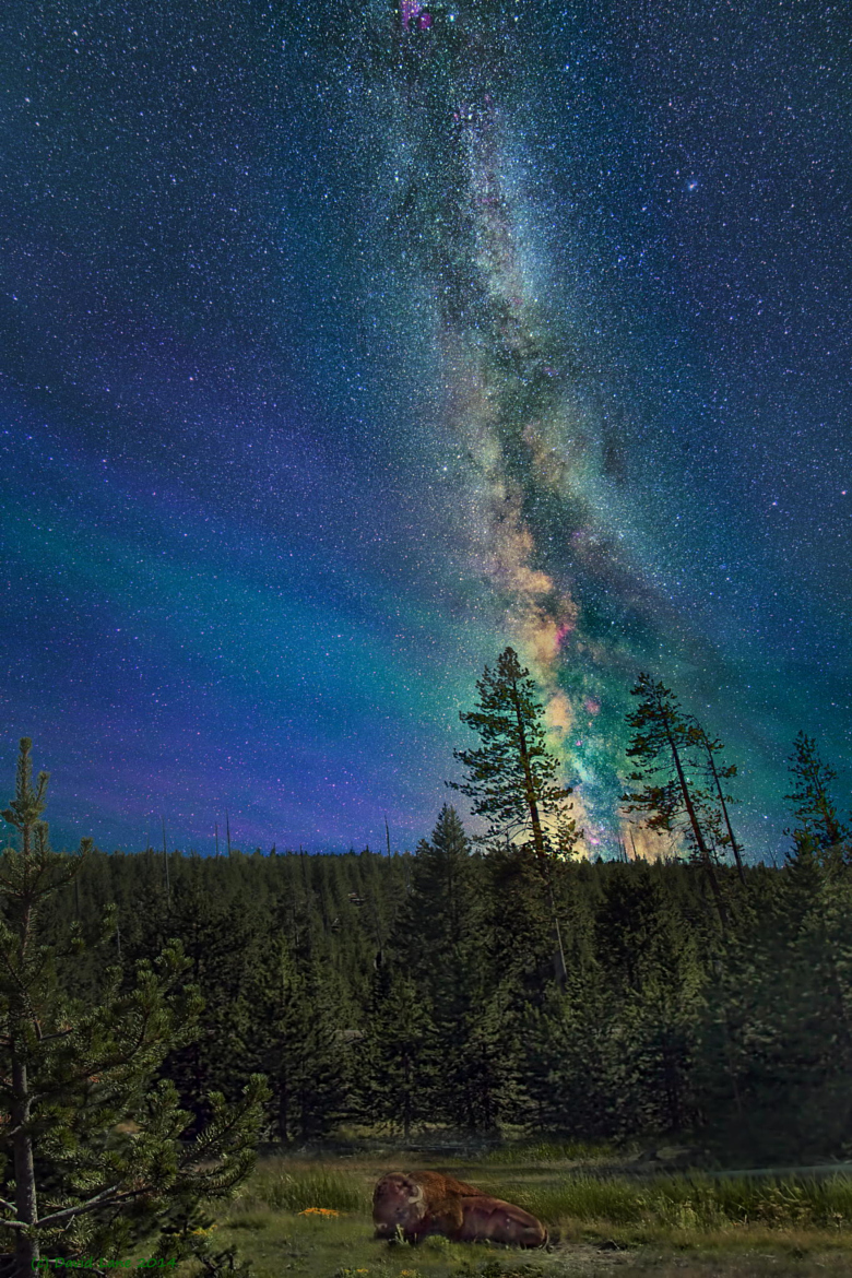 Milky way from Yellowstone Park-35