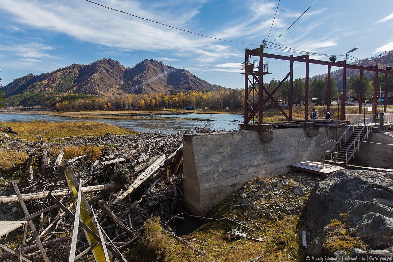 Chemal hydroelectric power station in the Altai mountains 14