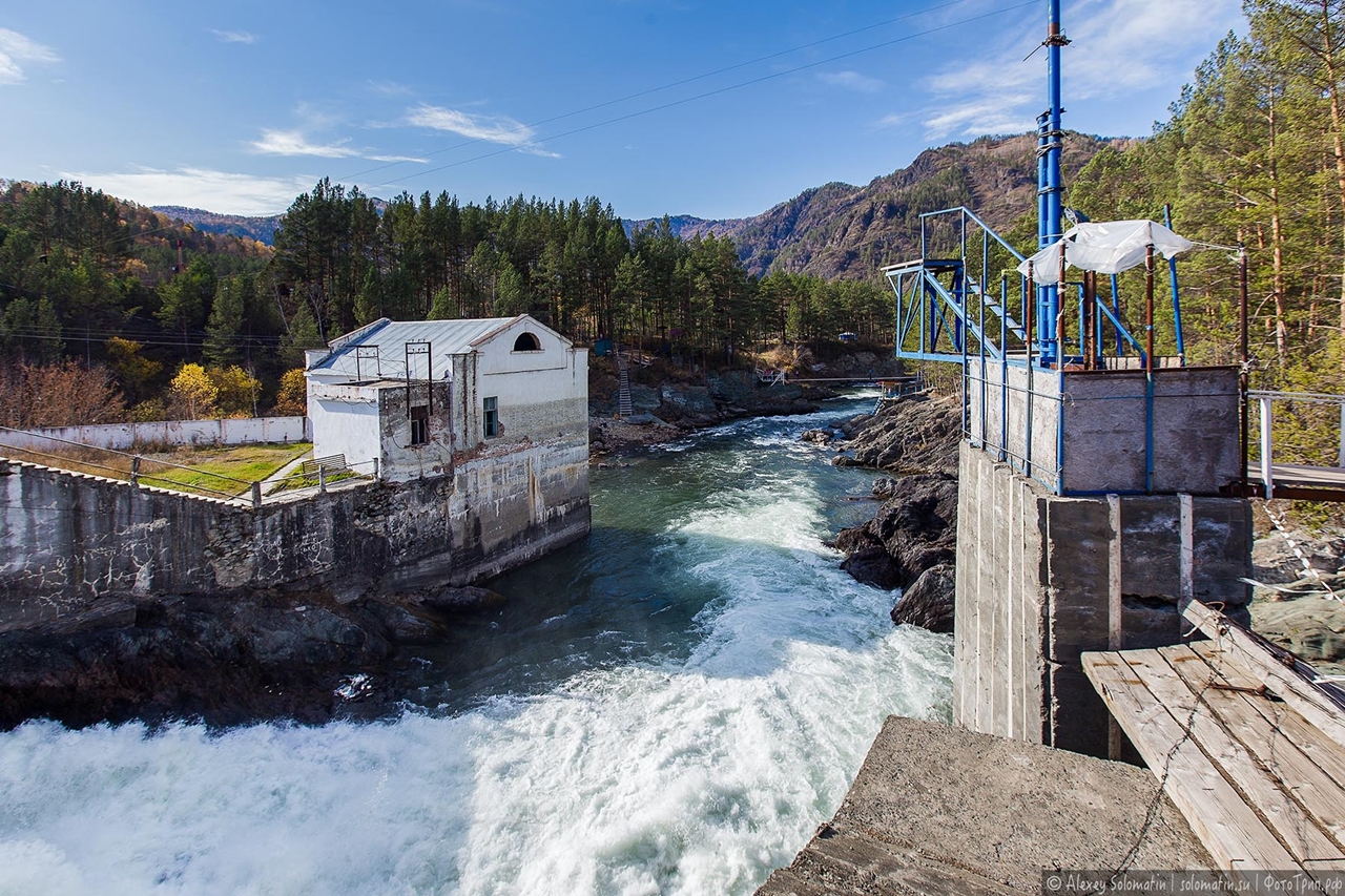 Chemal hydroelectric power station in the Altai mountains 22