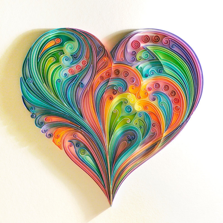 Colorful quilling-work Katherine Usowa 06