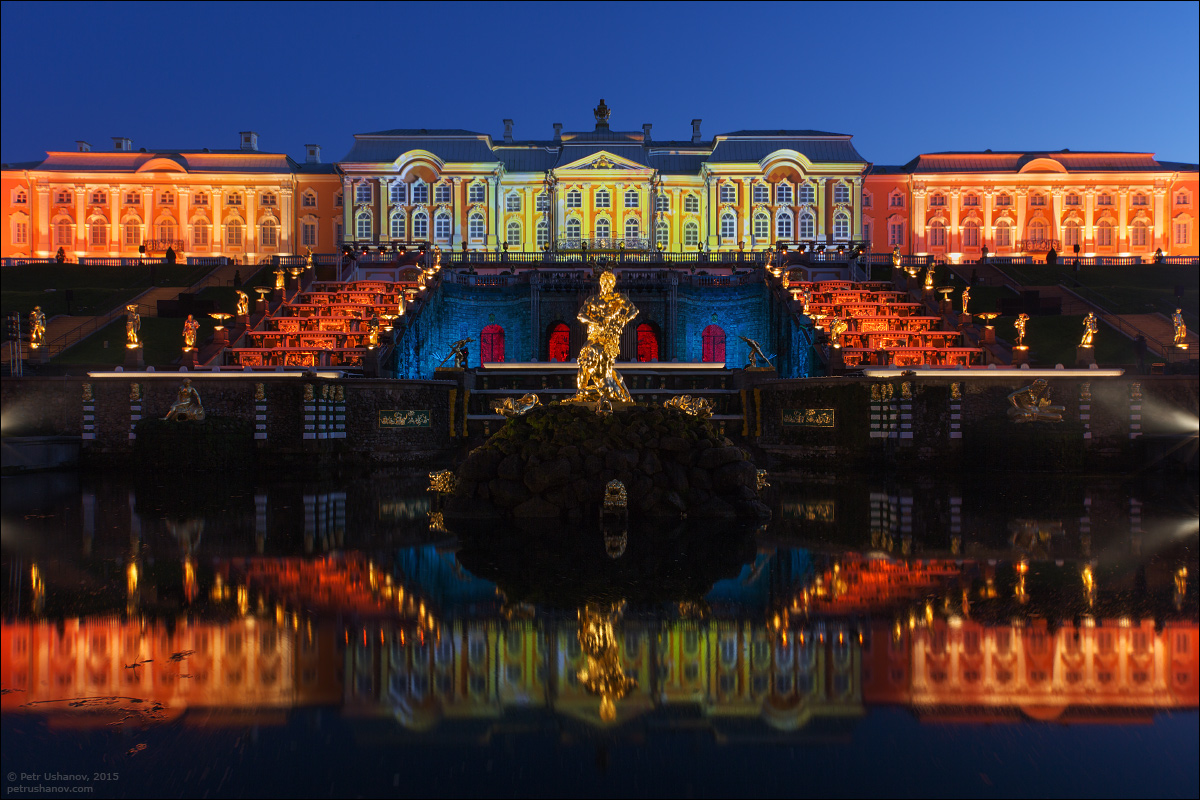 Peterhof fountain Festival 05