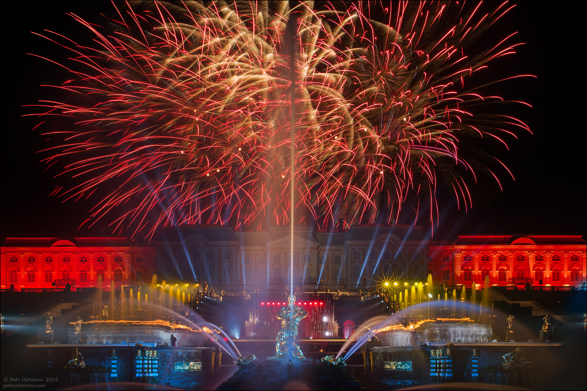 Peterhof fountain Festival 12