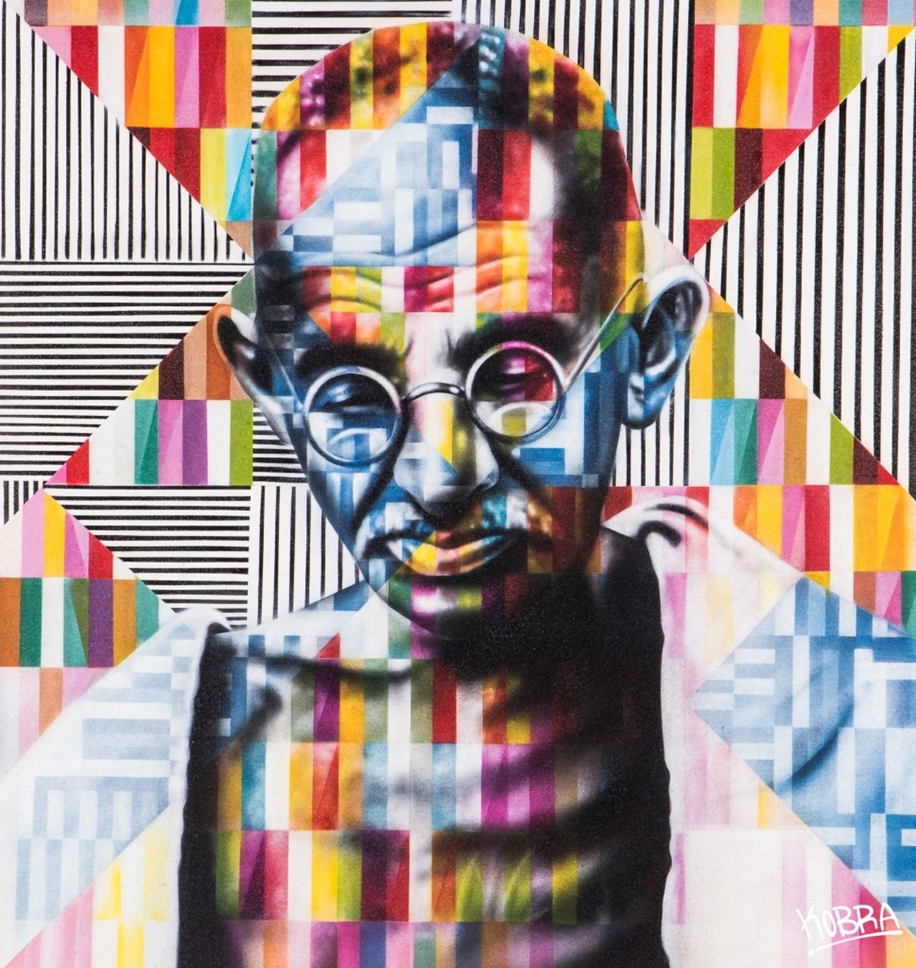 The Kaleidoscope Street Art Portraits of Eduardo Kobra 12
