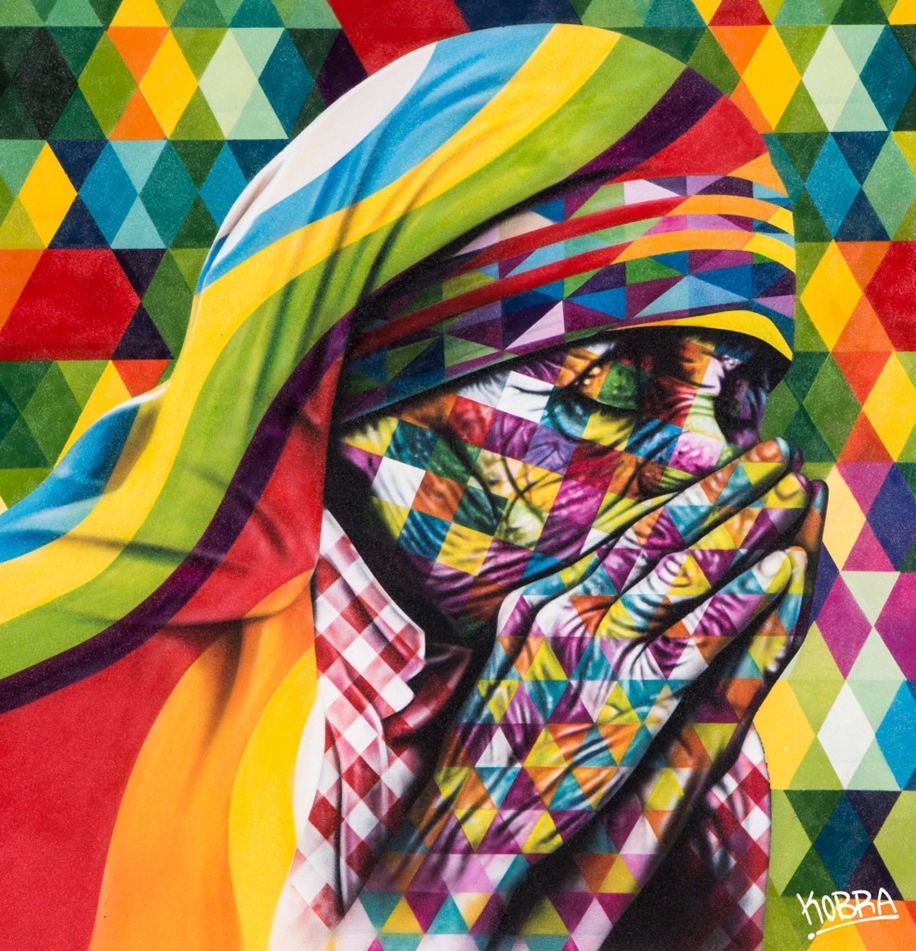 The Kaleidoscope Street Art Portraits of Eduardo Kobra 16