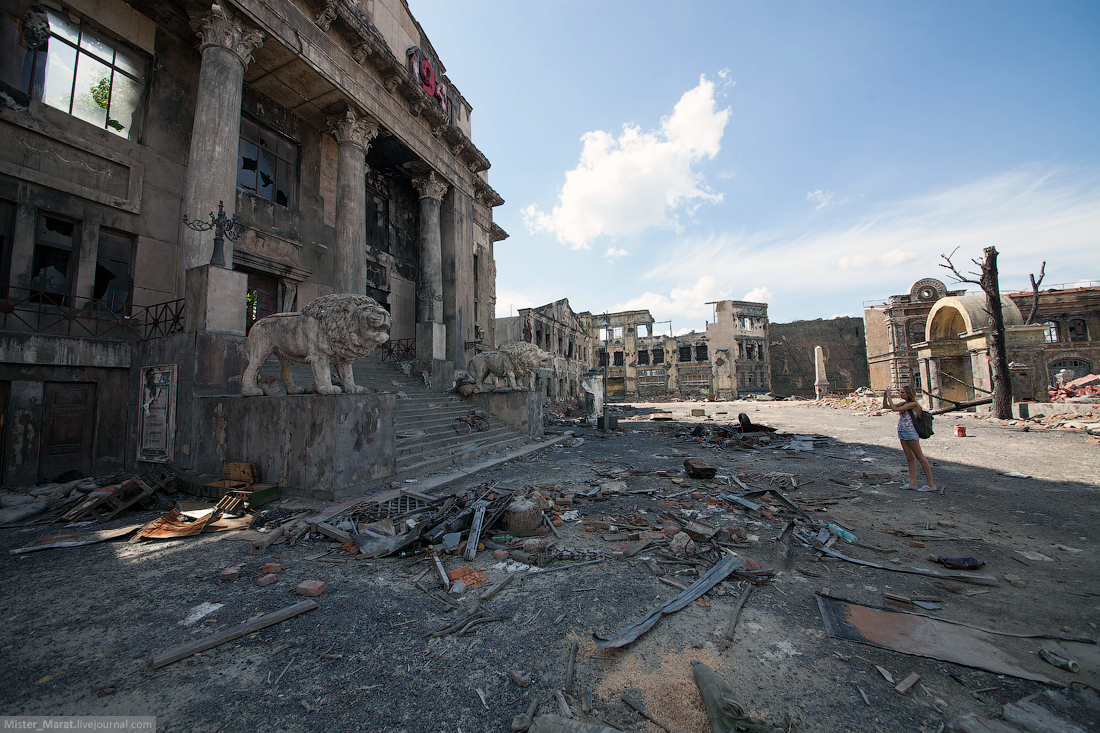 The scenery for the film Stalingrad 09