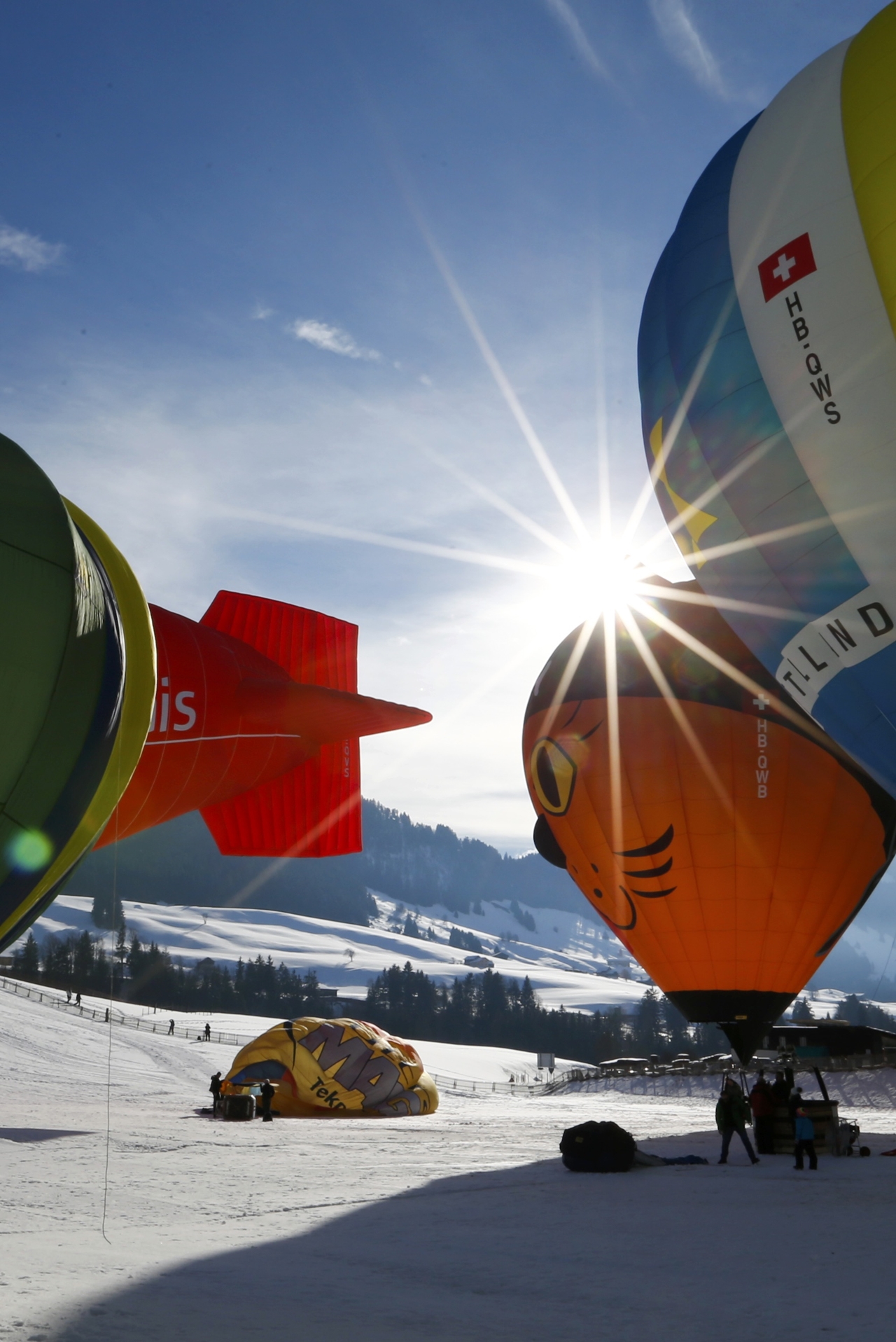 International balloon festival in Switzerland 10