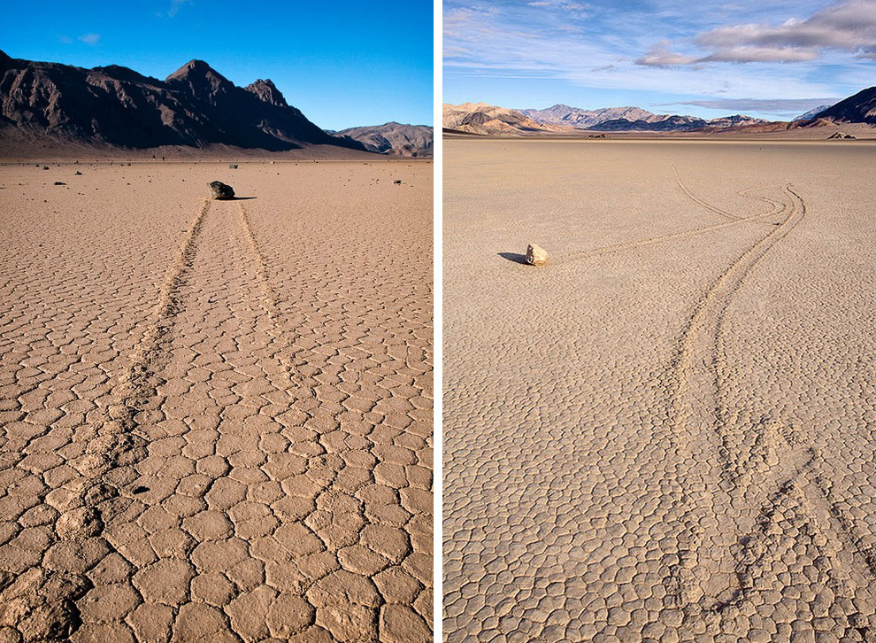 Slithering stones of Death Valley 10