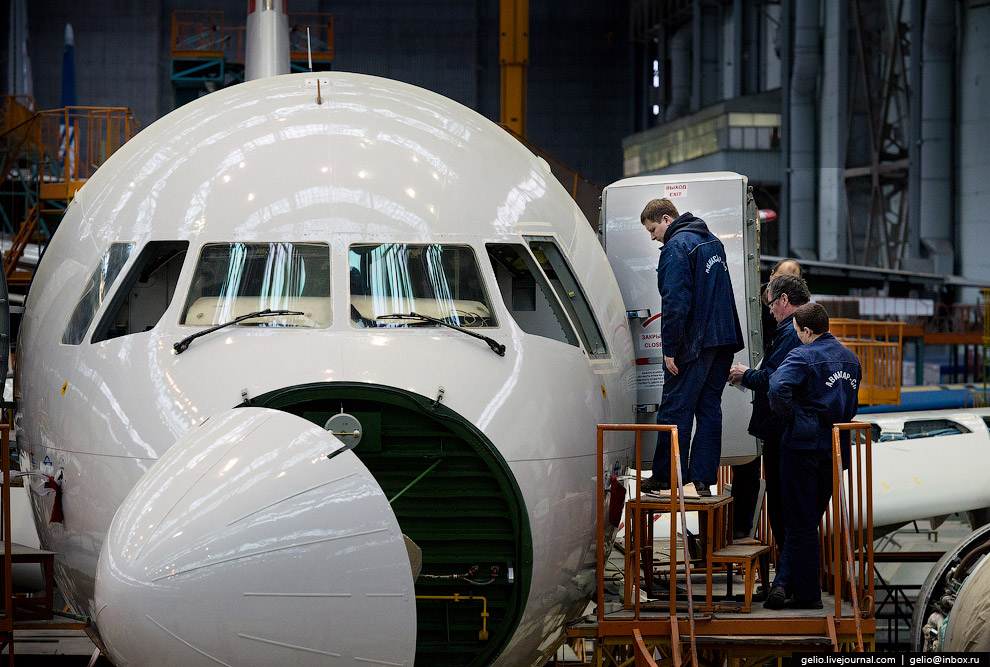 The production of Il-76 and Tu-204 at the plant Aviastar-SP 22
