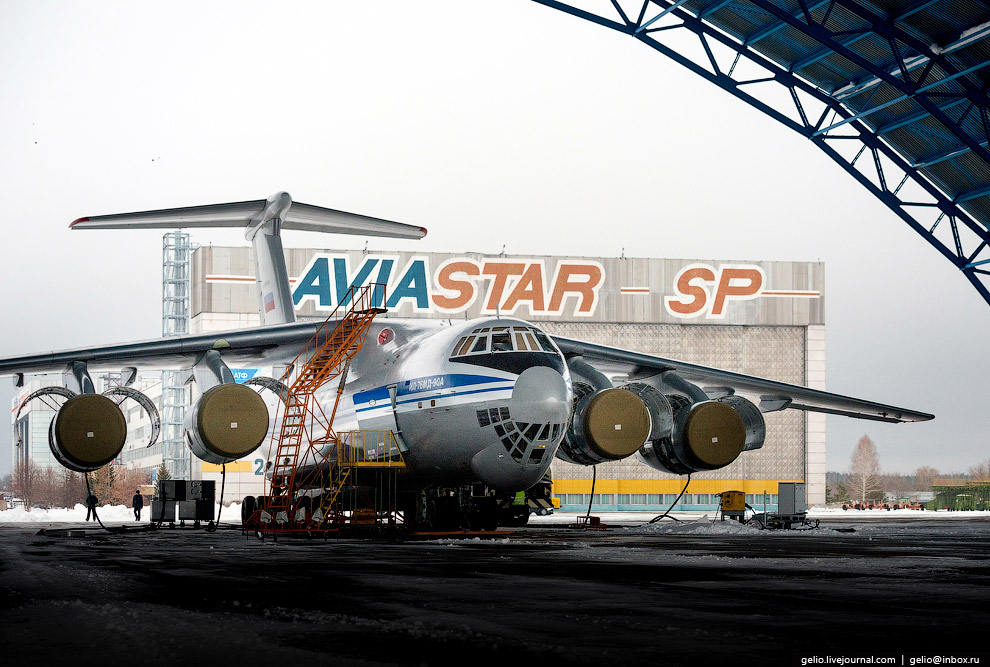 The production of Il-76 and Tu-204 at the plant Aviastar-SP 39