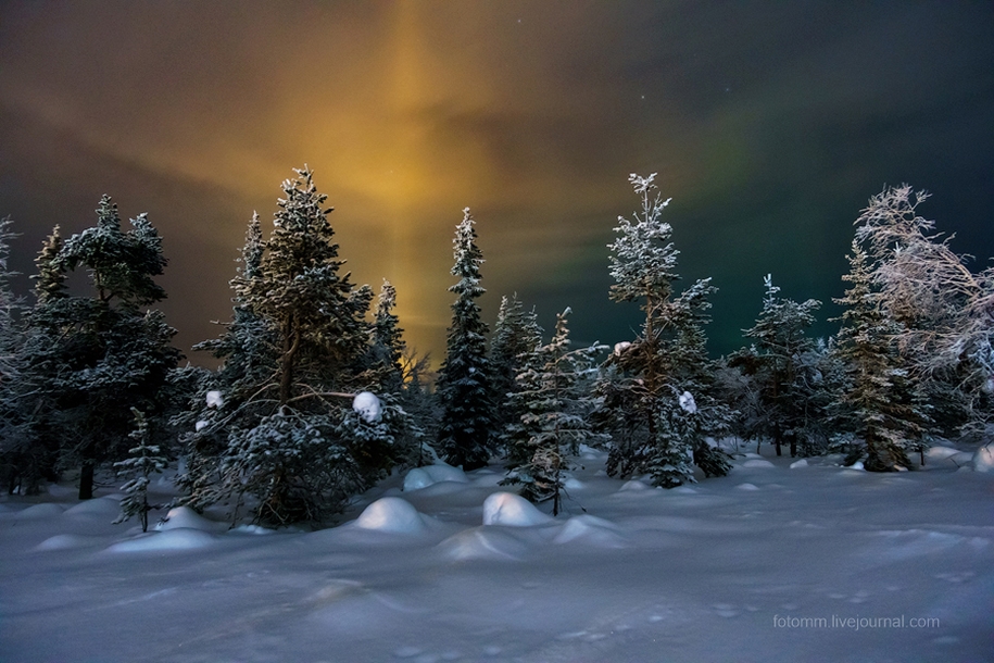 What can be seen in the skies over Lapland 01