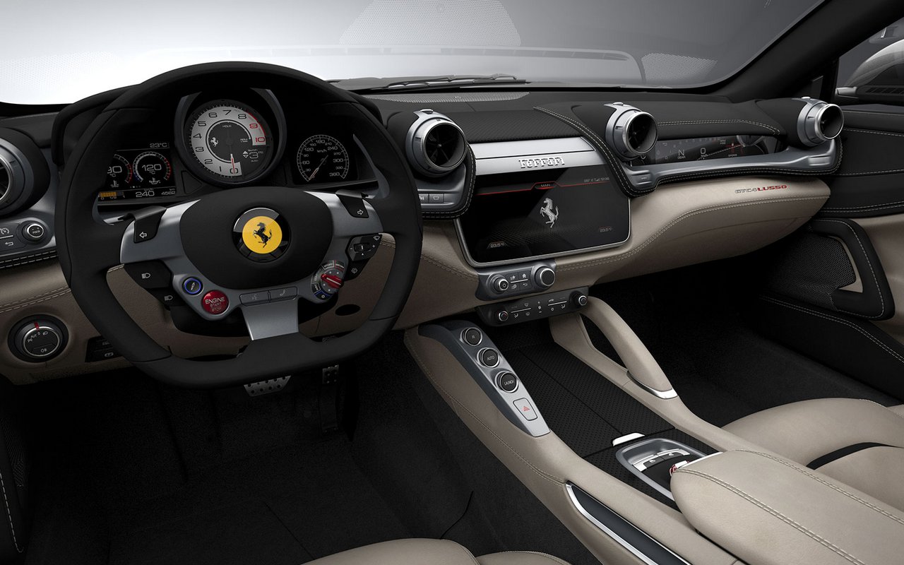 Four-wheel drive concept car Lusso Ferrari GTC4 06