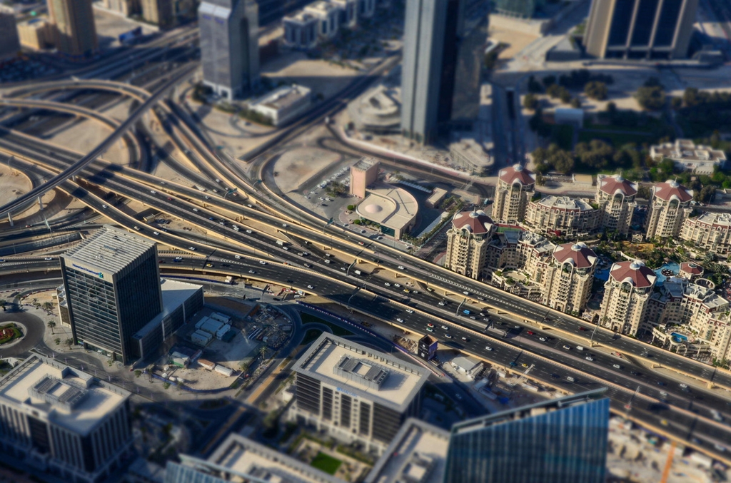 Tiny cities and with the effect of tilt-shift 09