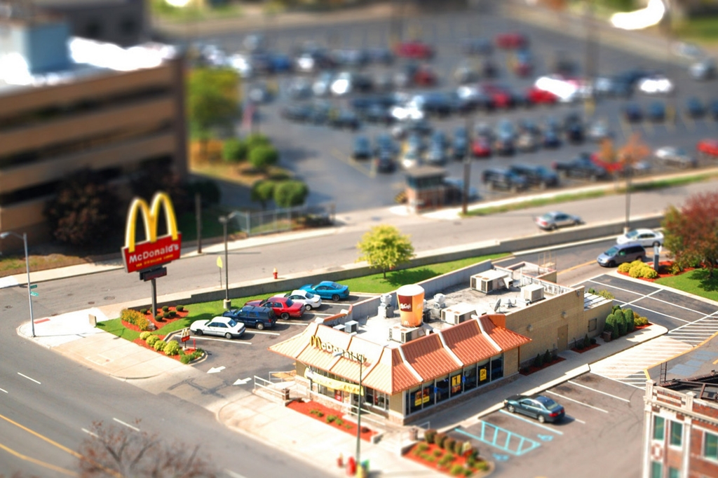 Tiny cities and with the effect of tilt-shift 17