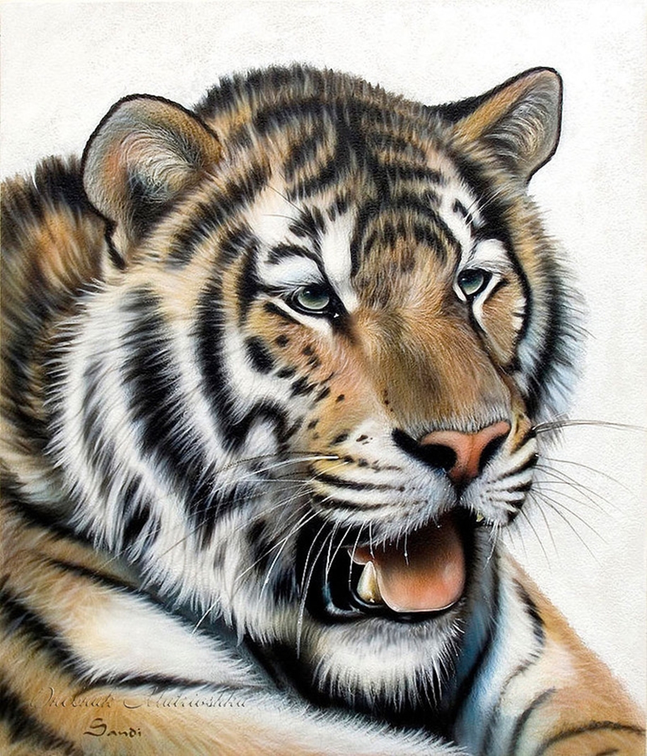 Awesome realistic drawings of animals 26