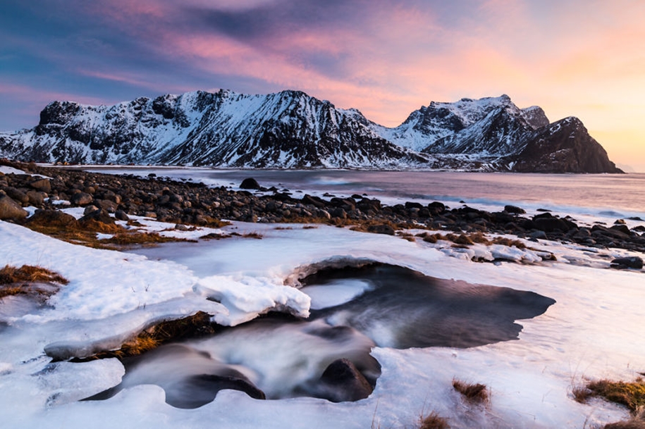 Winter landscapes of the Lofoten Islands 16