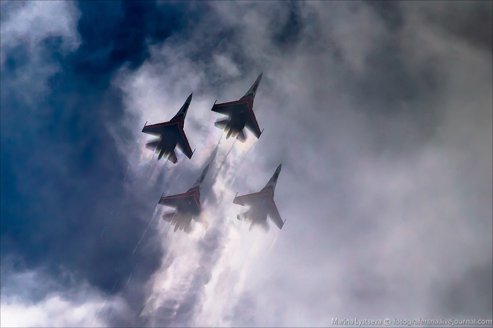 The anniversary of the aerobatic team -Russian Knights- 03