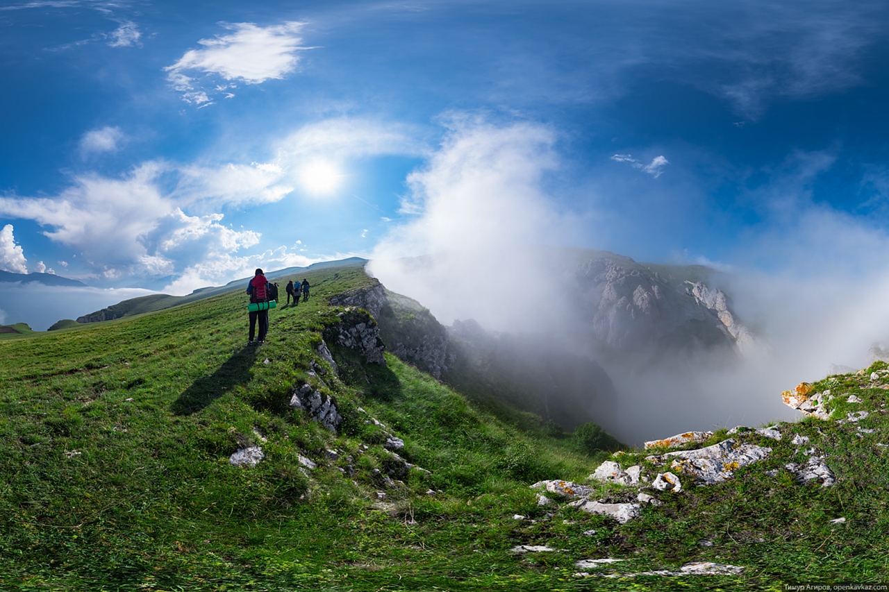 Climbing the mountain Dining room, Ingushetia 29