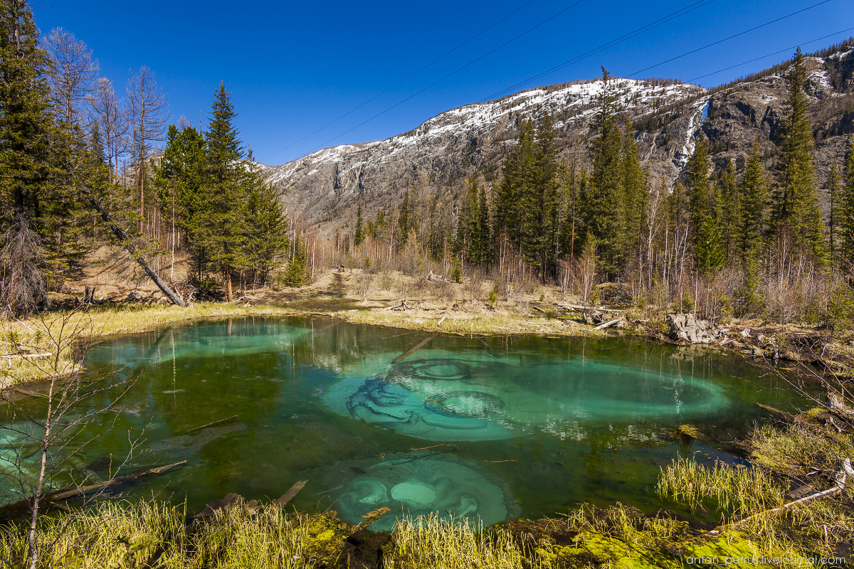Hot spring lake in the Altai 04