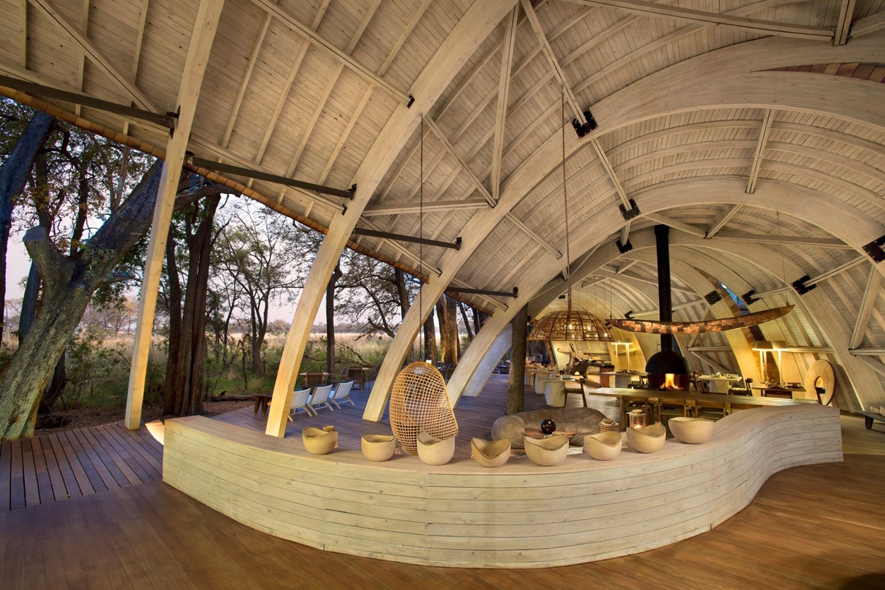 This hotel in Botswana -  unity with nature 08