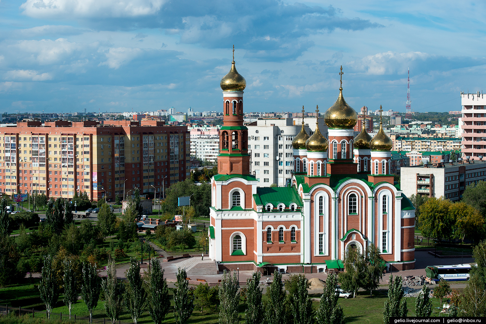 Omsk 300 years. The views of the city from the height 59