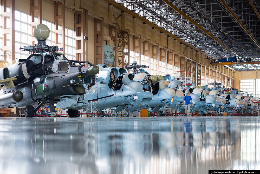 -Rostvertol-. The production of helicopters Mi-26T, Mi-28N and Mi-35M 16