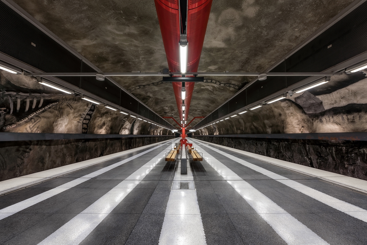 Stockholm's Colourful Metro Stations 10