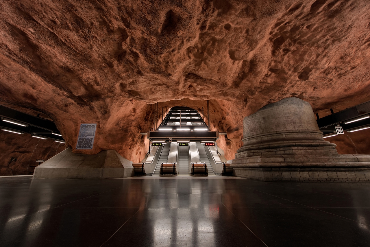 Stockholm's Colourful Metro Stations 11