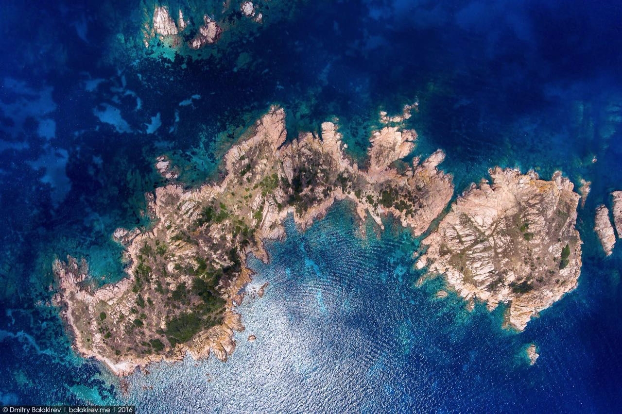 Stunning views of Corsica and Sardinia with a drone 17