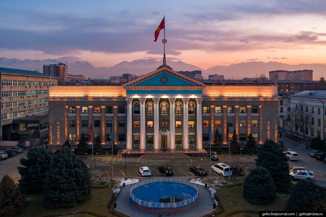 Ночная мэрия Бишкек