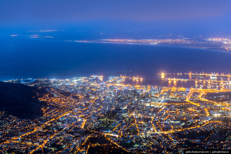 Кейптаун с высоты — самый красивый город Африки