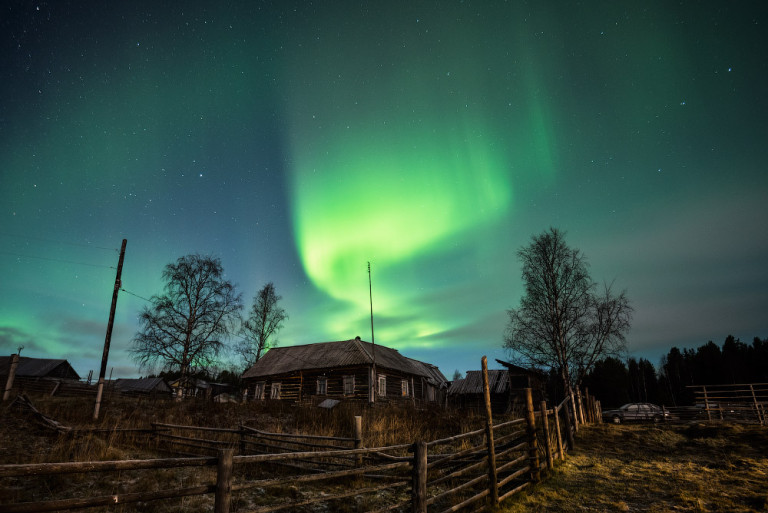 Кострома северное сияние фото