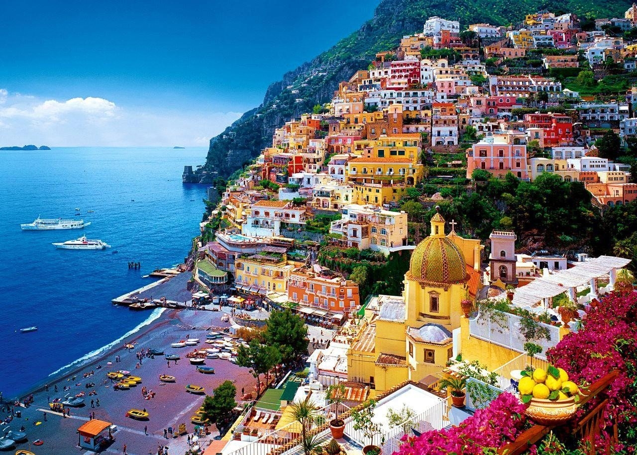 Colorful Amalfi coast 01