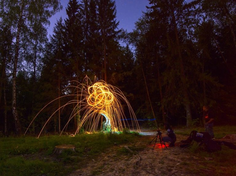 Рисование светом | FotoRelax