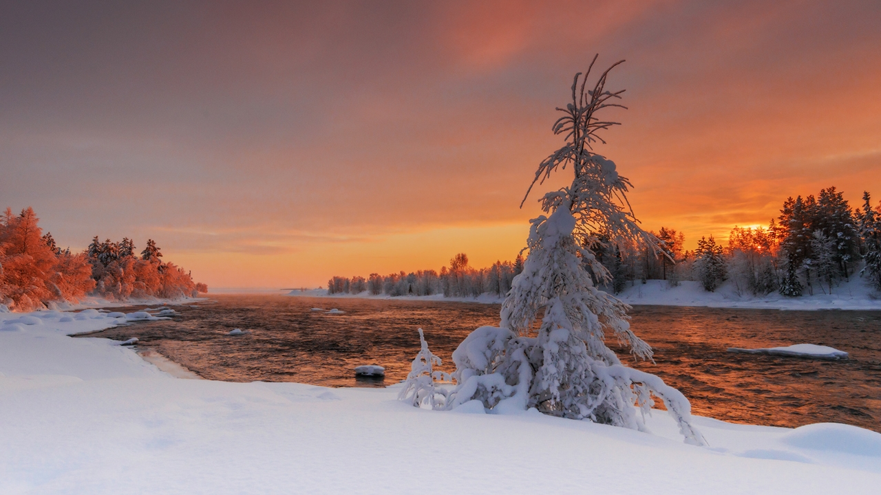 Пейзажи России зимой