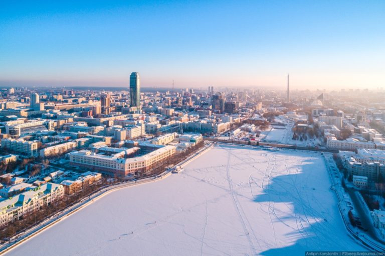 Екатеринбург зимой фото