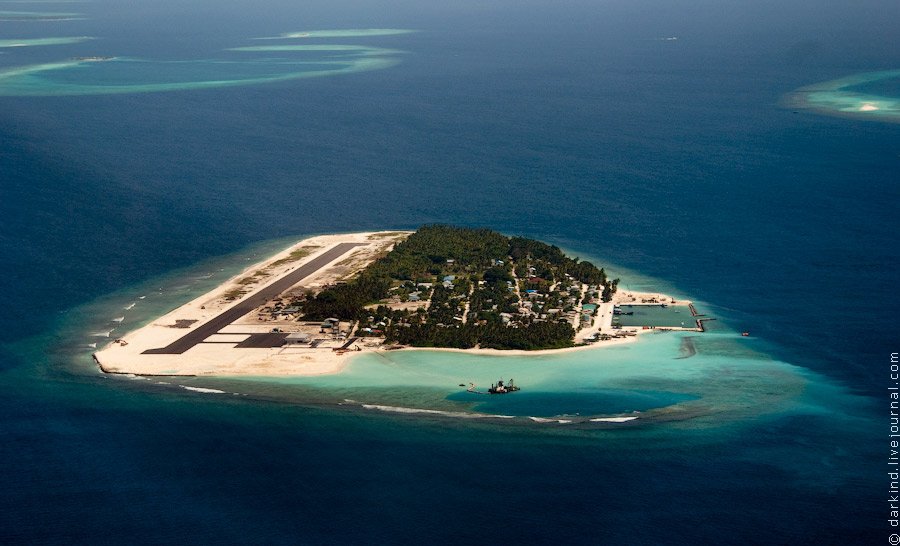 Мальдивы с высоты 