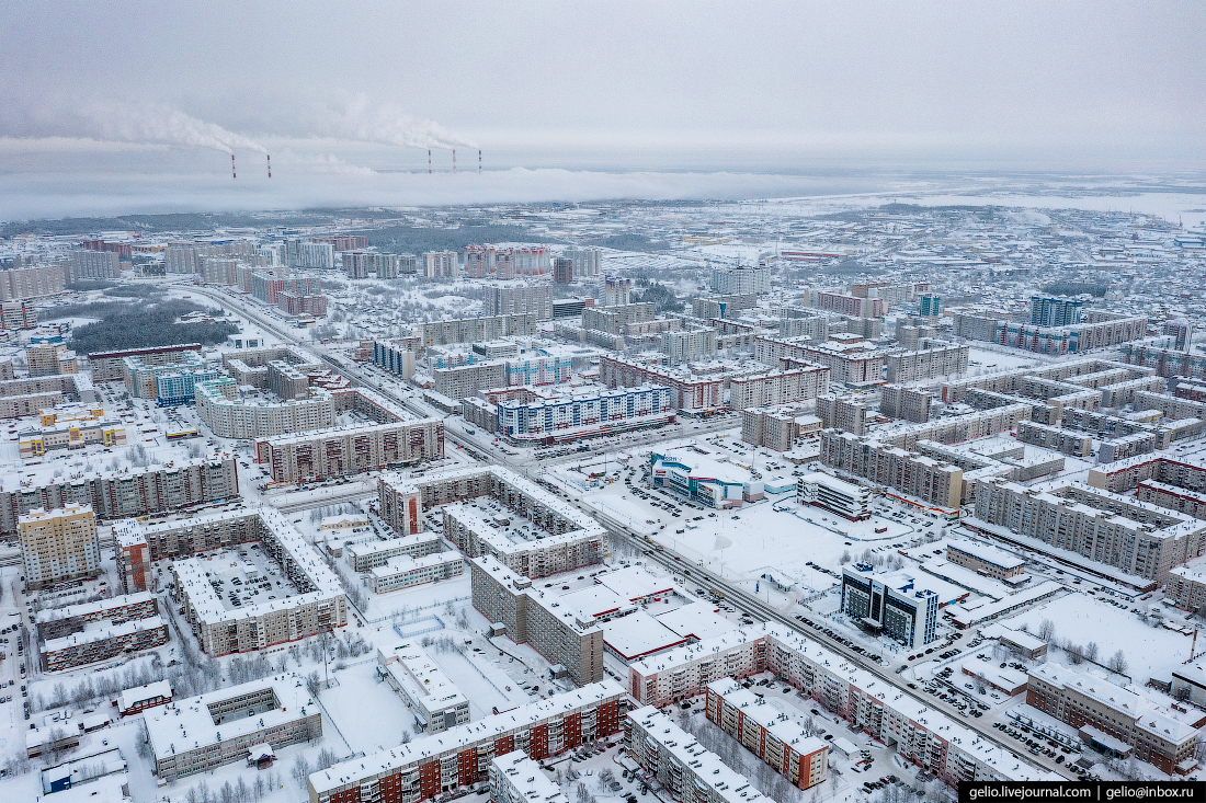 Зимний Сургут — столица нефти и газа