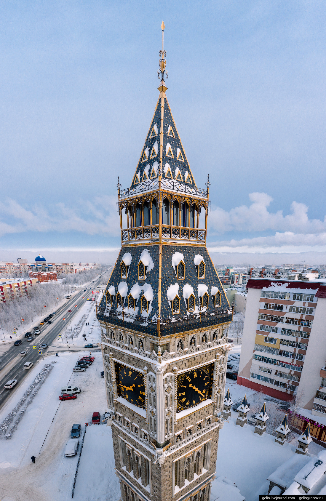 Зимний Сургут — столица нефти и газа