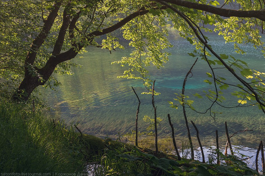 Национальный парк Плитвицкие озера в Хорватии 