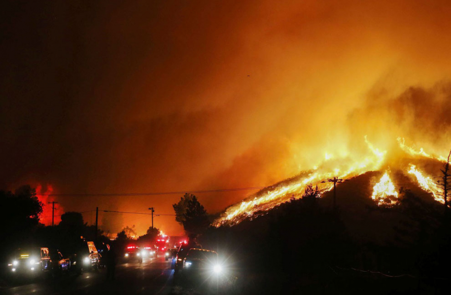 Пожары в Калифорнии 2020 
