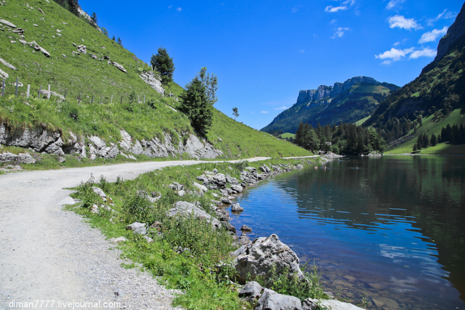 Швейцария. Прогулка к озеру Зееальпзее и на гору Эбенальп