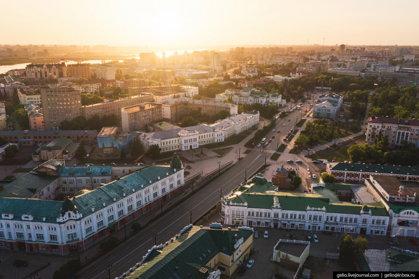 Фото Омска с высоты