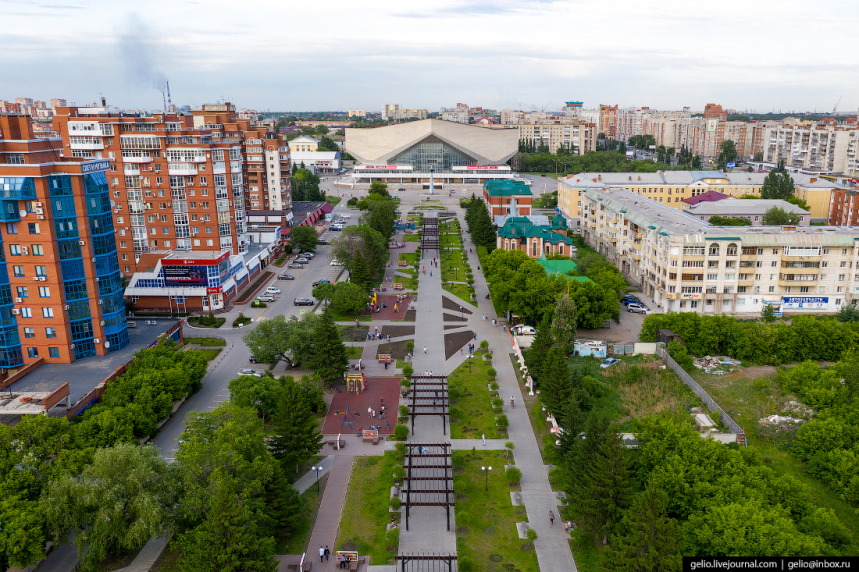 Фото Омска с высоты