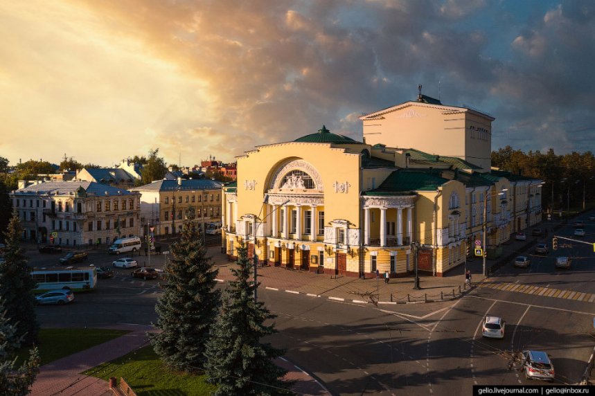 Ярославль с высоты — столица Золотого кольца России 