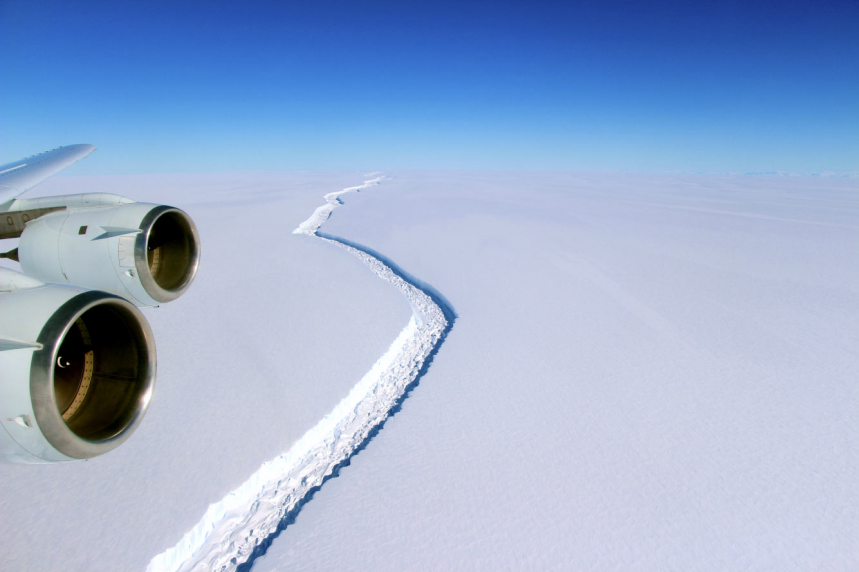 Айсберг А-68 — самый большой айсберг в мире 