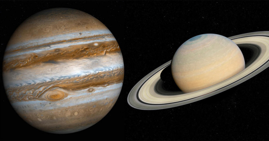 Великое сближение: Сатурн встретился с Юпитером 