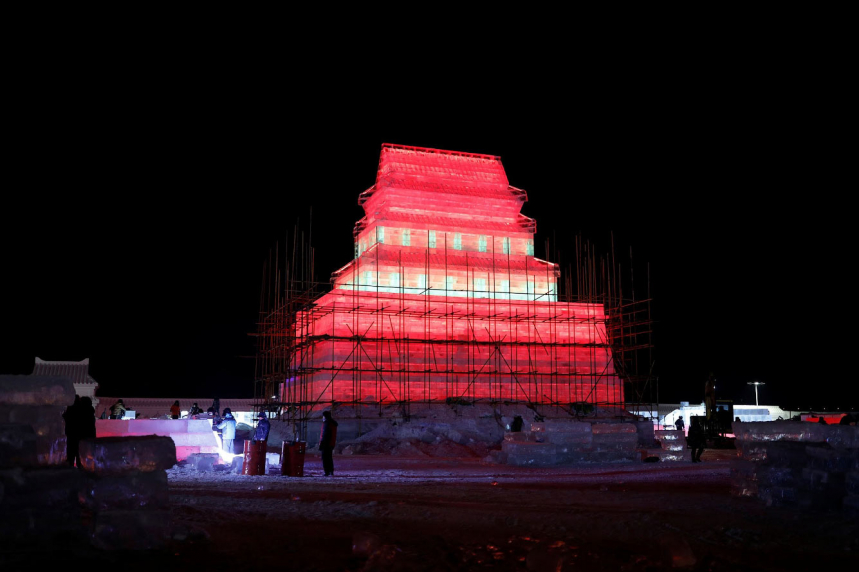Фестиваль льда и снега в Харбине 2021 