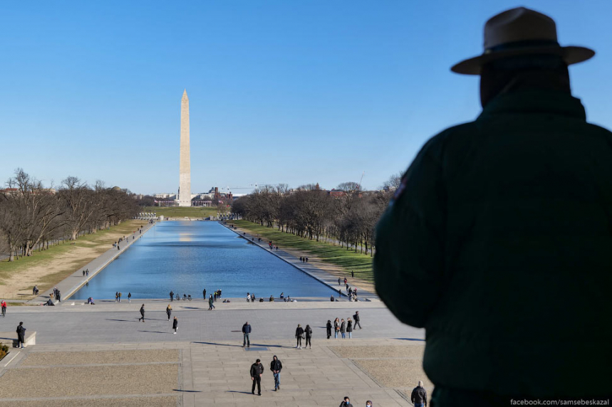 Прогулка по Вашингтону и инаугурация Байдена 