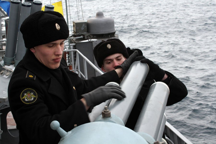 Один день на боевом корабле Северного флота России 