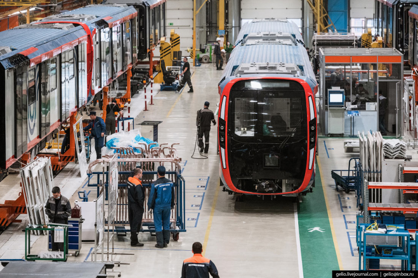 «Метровагонмаш» – как производят самые современные поезда метро 